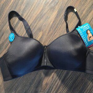 VANITY FAIR "Body Caress" Convertible Black Non-Underwire Bra NWT/SIZE 42B